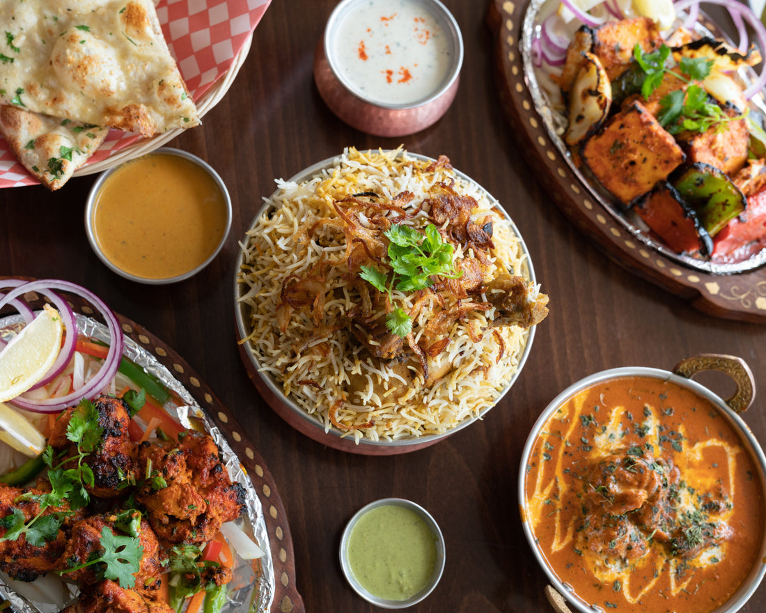 Biryani Rice with Red Lentil Curry